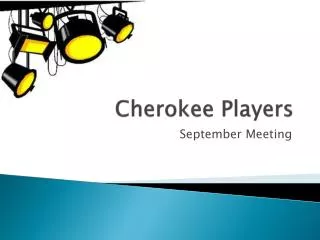 Cherokee Players