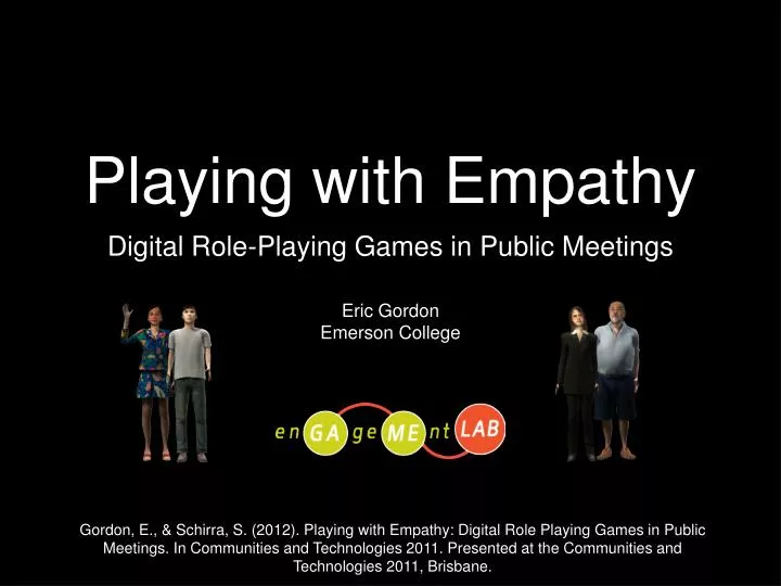playing with empathy