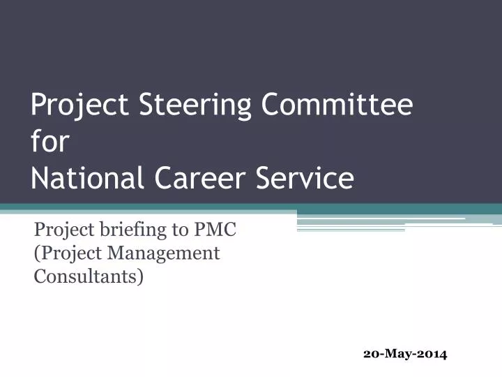 project steering committee for national career service