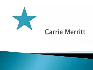 Carrie Merritt