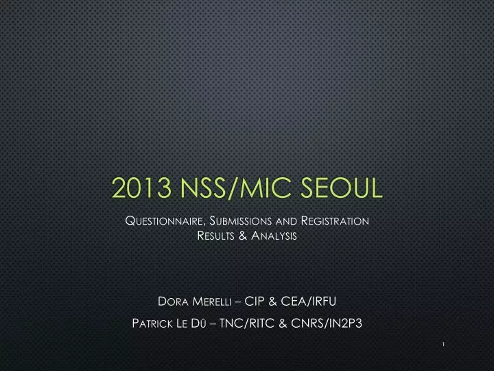 2013 nss mic seoul