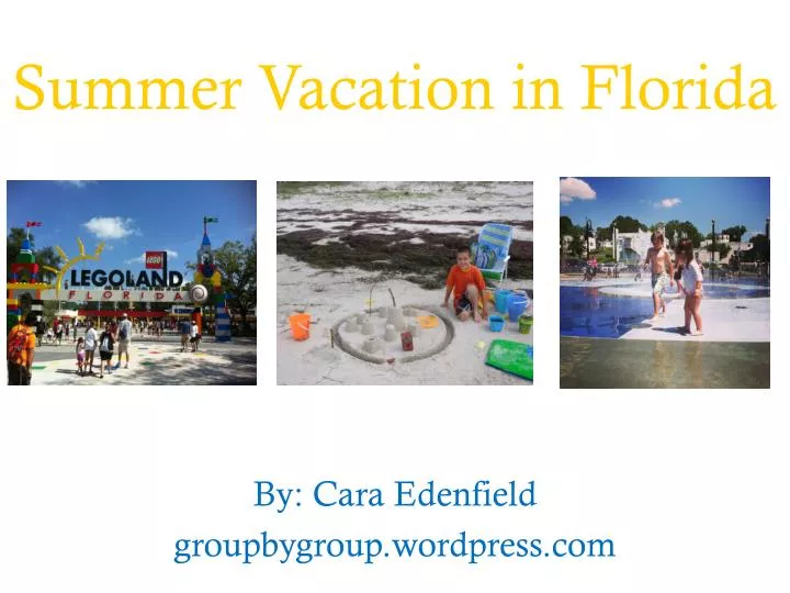 summer vacation in florida
