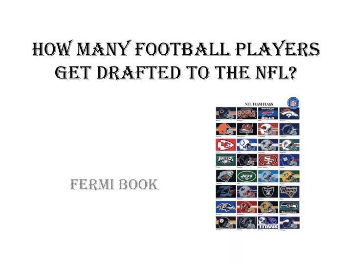 how many football players get drafted to the nfl