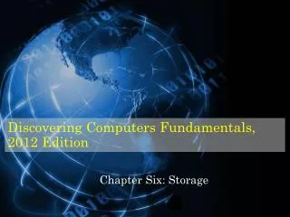 Discovering Computers Fundamentals, 2012 Edition