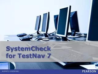 SystemCheck for TestNav 7