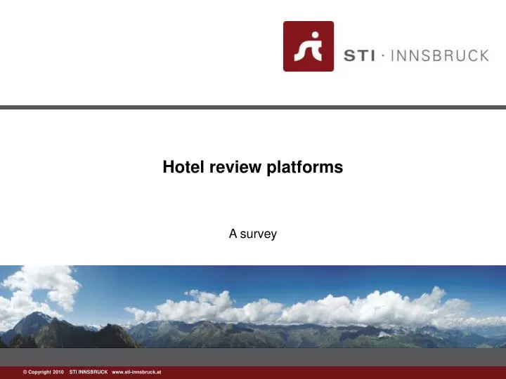 hotel review platforms