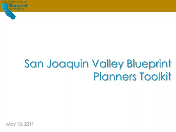 san joaquin valley blueprint planners toolkit