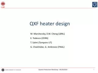 QXF heater design