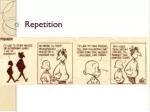 Repetition - slide 1