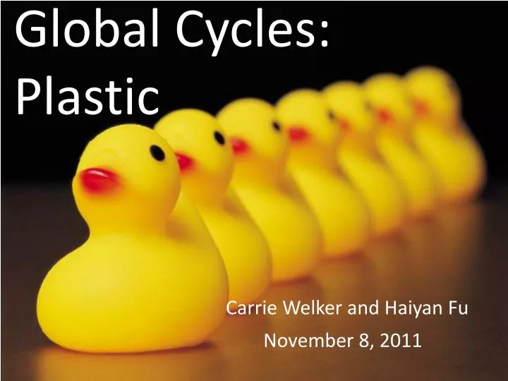 global cycles plastic