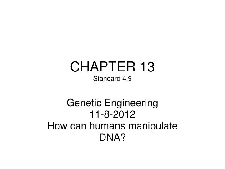 chapter 13 standard 4 9
