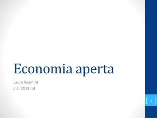 economia aperta