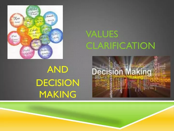 values clarification