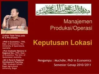 manajemen produksi operasi