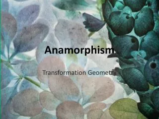 Anamorphism