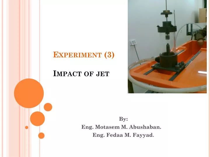 experiment 3 impact of jet