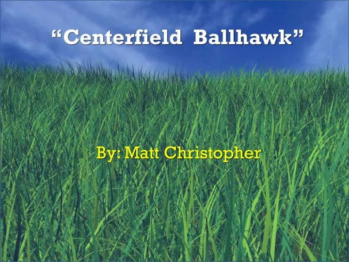 centerfield ballhawk