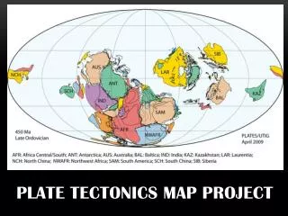 Plate Tectonics Map Project