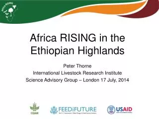 Africa RISING in the Ethiopian Highlands