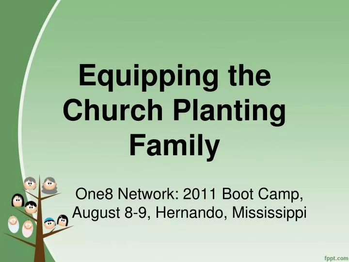 equipping the church planting family