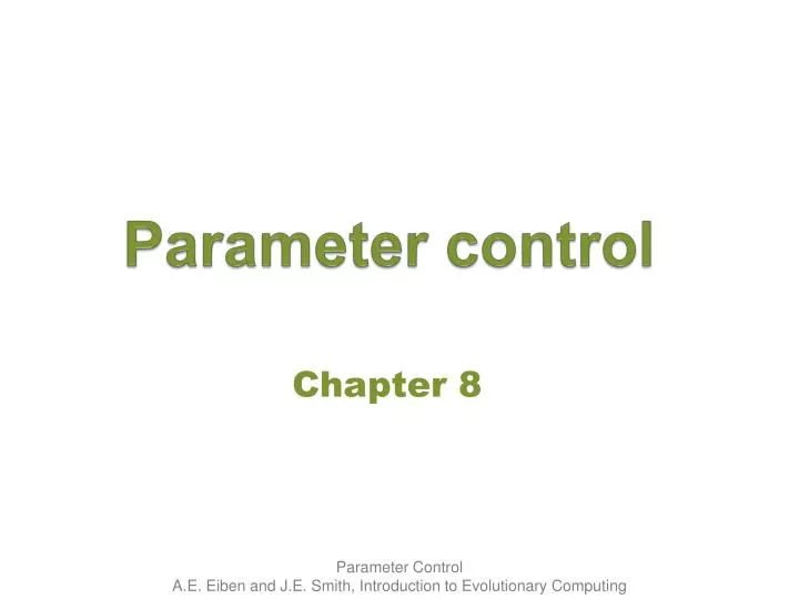 parameter control