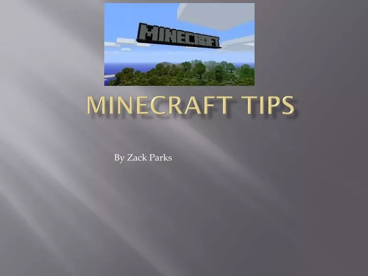minecraft tips