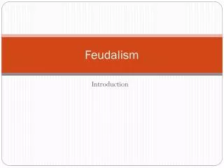 feudalism