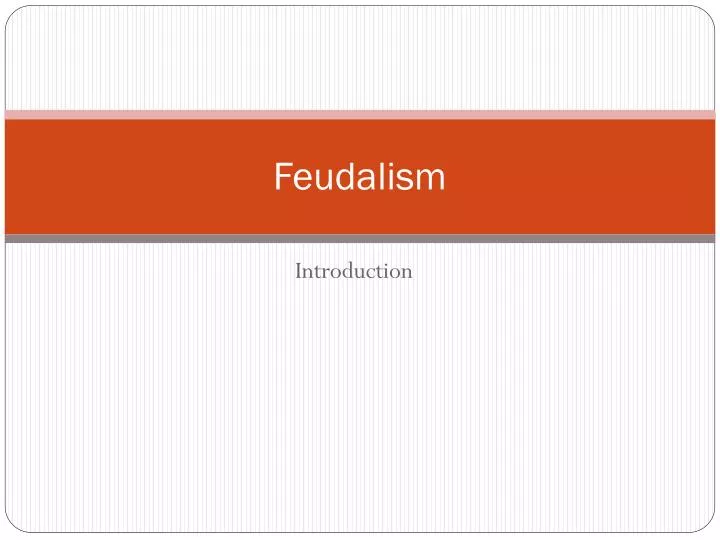 feudalism