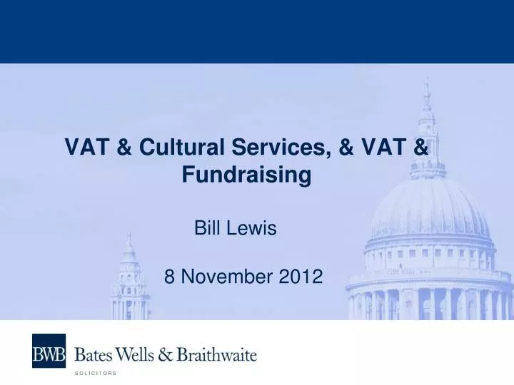 vat cultural services vat fundraising
