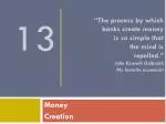 Money Creation - slide 1
