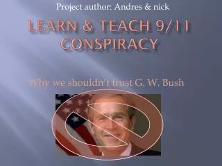 Learn &amp; teach 9/11 conspiracy