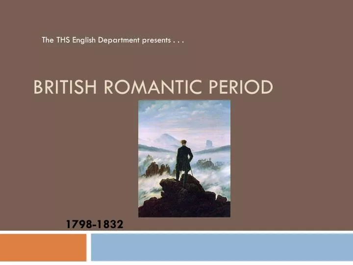 british romantic period