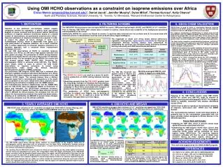 Using OMI HCHO observations as a constraint on isoprene emissions over Africa