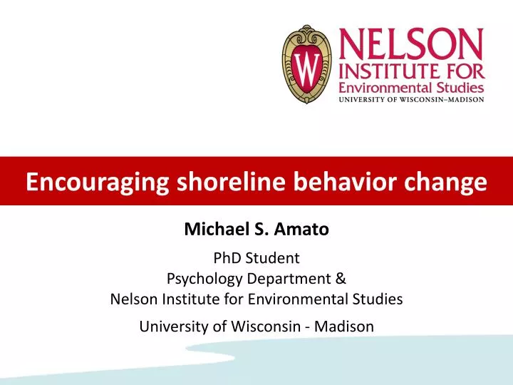 encouraging shoreline behavior change
