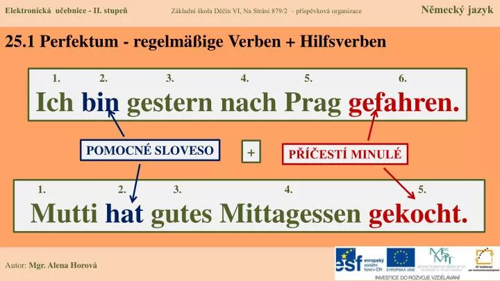 25 1 perfektum regelm ige verben h ilfsverben