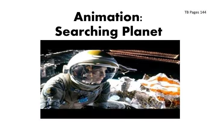 animation searching planet