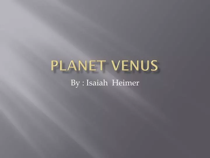 planet venus
