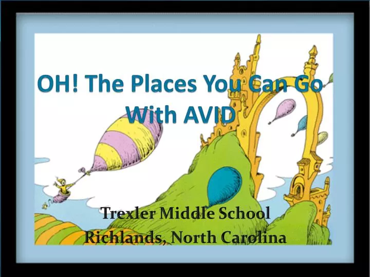 oh the places you can go with avid