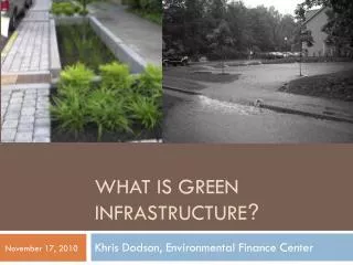 What is Green Infrastructure ?
