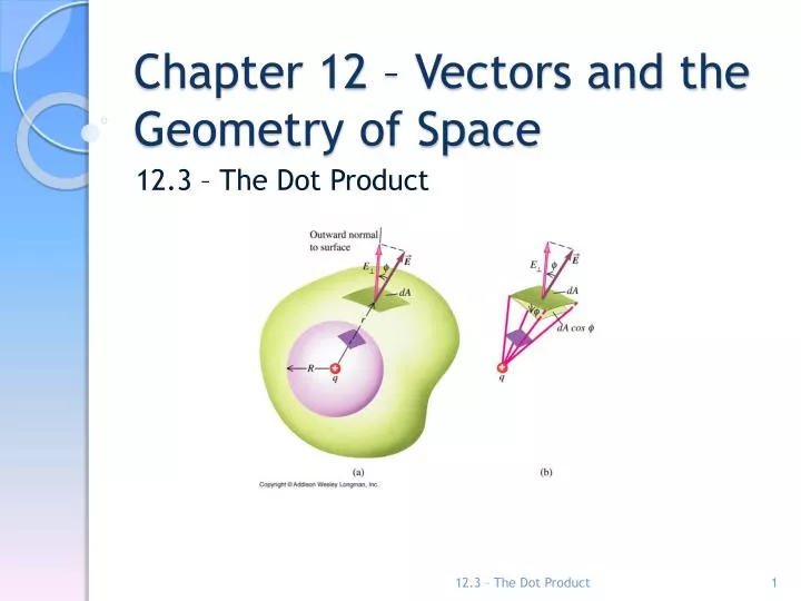 chapter 12 vectors and the geometry of space