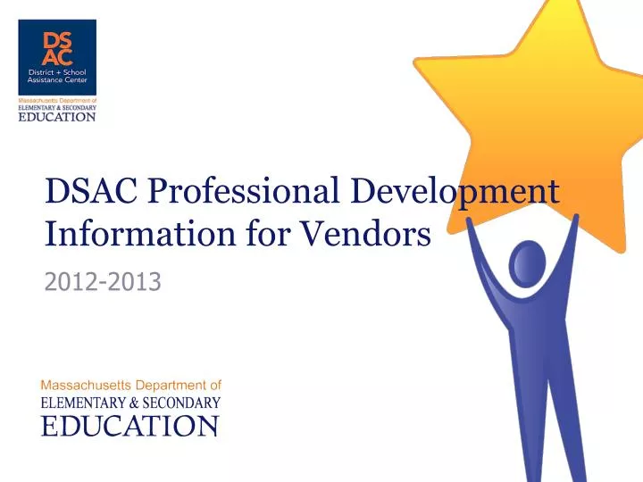dsac professional development information for vendors