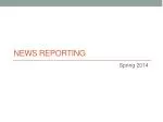 News Reporting - slide 1