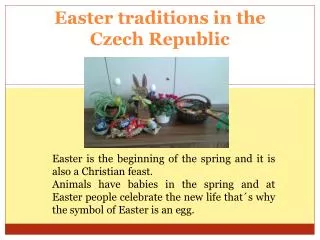 Easter traditions in the Czech Republic
