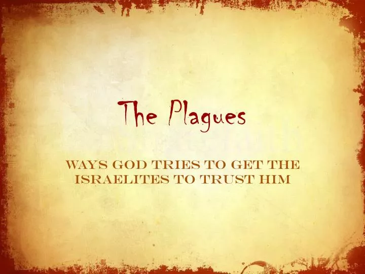 the plagues