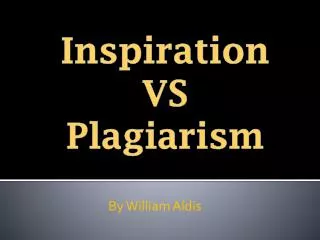 Inspiration VS Plagiarism