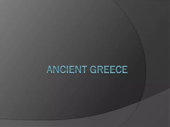 ancient greece