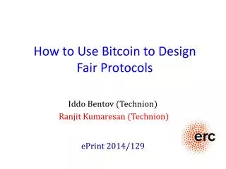 How to Use Bitcoin to Design Fair Protocols