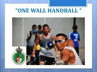 one wall handball