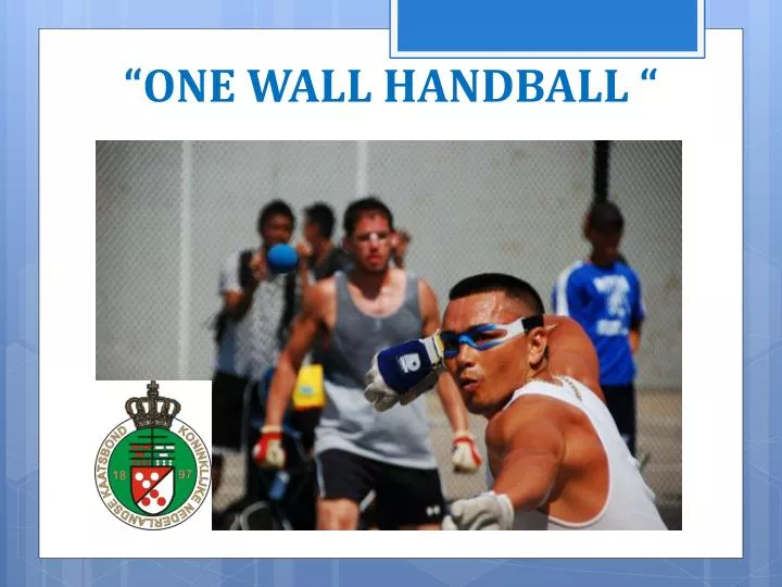 one wall handball