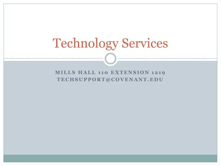 technology services